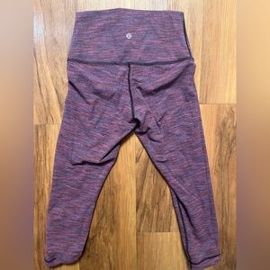 Purple multicolor lululemon size 2 or 4